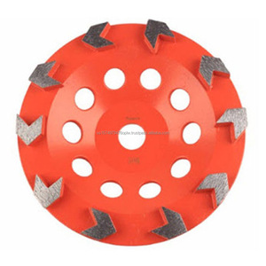 Outils de coupe de meulage de diamant de disque de meulage personnalisés d'usine de la Chine pour le béton à haute fréquence de 6 pouces - Product Image 1