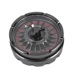 D20 <span class=keywords><strong>Roulette</strong></span> <span class=keywords><strong>Vintage</strong></span> <span class=keywords><strong>Table</strong></span> Top Jeux Set Nouveau Design Revolver Dice Rotatif Doigt Gyro Métal RPG Rôle Acrylique - Product Image 1