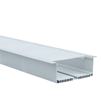 Profilé en aluminium 6063-T5 encastré pour LED, 90*32mm, extrusion pour bandes lumineuses LED, décorations, service de découpe