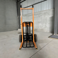 Tragbarer 300kg Elektrischer Sackkarren mit Motorisierter Hebefunktion - Mini-Gabelstapler mit Lithium-Batterie für Express & Supermarkt