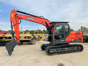 Excavatrice sur chenilles hydraulique d'occasion d'origine coréenne Doosan DX140LC-9C, 14 tonnes, à vendre. Excavatrice Doosan DX140. - Product Image 2