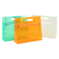 Maßgefertigte Wasserdichte Transparente PVC-Kosmetiktasche Reise-Toilettentasche Hautpflege-Aufbewahrung Reißverschluss-Kosmetikbeutel Durchsichtige Kosmetiktasche