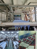 100% coton popeline imprimé tissu écologique et teint en fil à carreaux colorés pour chemises et robes pour filles Textiles de maison