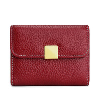 Portefeuille en cuir de haute qualité avec porte-cartes pour cartes d'identité, bancaires et de crédit, étui sécurisé à fermeture éclair pour les essentiels