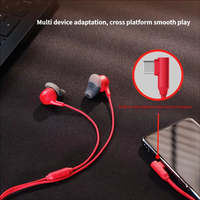 Earbuds Gaming HyperX Cloud III, Headphone In-Ear Berkabel dengan Antarmuka Ganda untuk Mobile, PC, dan Konsol (Suplai Grosir)