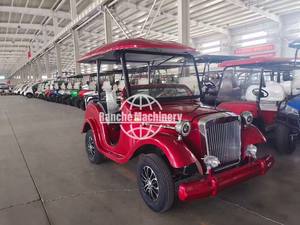 Coche clásico eléctrico de nueva energía de 4 plazas de Estilo Vintage para recorridos turísticos - Product Image 2