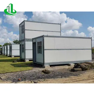 Đúc Sẵn Trung Quốc Có Thể Gập Lại Modular Di Động 20ft Container Văn Phòng Prefab Container Nhà Gấp Giá Nhà