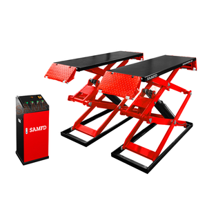 <span class=keywords><strong>Lift</strong></span> Gunting Horizontal Hidrolik Elektrik 3.5T untuk Garasi, <span class=keywords><strong>Lift</strong></span> Mobil Rendah 220/380V 2.2kW dengan Layar Digital - Product Image 1