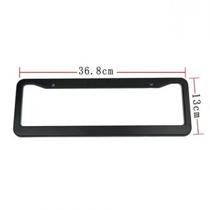 Cadre de plaque d'immatriculation universel en alliage d'aluminium finlandais à 2 trous, enroulé - Product Image 3