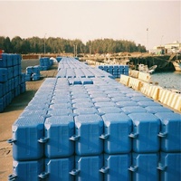 Pont flottant modulaire en HDPE durable, protection UV, caractéristiques imperméables, couleurs personnalisables pour pont flottant de bateau