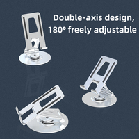 Soporte para Teléfono Móvil de Aleación de Aluminio Portátil de Alta Calidad, Ajustable, Plegable y Flexible, Accesorio para Teléfono