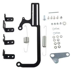 Aluminum Alloy <b>Throttle</b> Carburetor <b>Cable</b> Mount Bracket Silver EZ-EFI for GM 700R4 Transmission ENM014-BK - Product Image 2