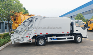Isuzu 6 CBM Manual Diesel Garbage Compactor Truck Rear Loader Rubbish Price 4x2 Drive <b>Wheel</b> Engine Motor Gearbox Core Components - Product Image 2