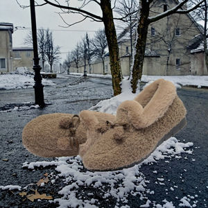 Chaussures plates en TPR légères et douillettes en coton chaud pour l'hiver et le printemps, style vieux Pékin, nouvelle version - Product Image 3