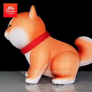 Mascotte de bande dessinée conçue sur mesure annonçant des objets gonflables personnalisés grand chien <span class=keywords><strong>gonflable</strong></span> de publicité - Product Image 5