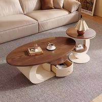 Table basse moderne pour salon, luxe léger, sensation haut de gamme, nouvelle table basse de designer pour salon
