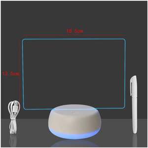 Néon rvb veilleuse créative effaçable acrylique mémo babillard LED veilleuse USB bricolage 3D écriture réinscriptible conseil lumière - Product Image 6