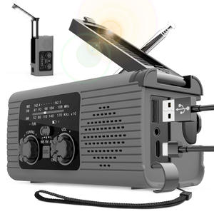 Emergency Solar Hand Crank NOAA Weather Radio, 2000mAh with Flashlight & SOS Alarm for Outdoor Survival - Product Image 3