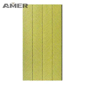 Amer Modern Design Construction Materials 3d Interior Ps Plastic Composite Wall Panel Interior Cladding Wood