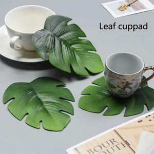 ต้นชบาไซริคัสสีเขียวใบไม้ Monstera สำหรับปาร์ตี้ธีมฮาวาอิ - Product Image 6