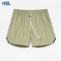 Shorts en nylon légers et respirants pour hommes, pour l'été, décontractés, fitness, extérieur, avec poches latérales pour la plage