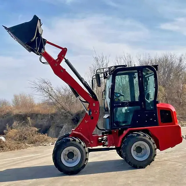 China 2Ton 4ton 8ton 9ton Front End Wheel Loader Tractor Loader Tienu Epa  Engine Compact Wheel Loader  on Sale