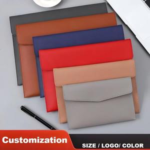 Portadocumentos de cuero PU organizador de carpetas de archivos A4 A5 A6 B5 bolsa de archivo de papel bolsa de almacenamiento impermeable <span class=keywords><strong>documento</strong></span> <span class=keywords><strong>comercial</strong></span> compacto - Product Image 2