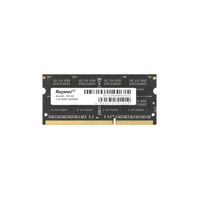Faspeed DDR3L 8GB SODIMM 1600MHz High Performance Non-ECC RAM for Laptop & Desktop Gaming 3-Year Warranty in Stock