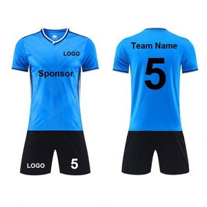 Wholesale Custom Plus Size Football Jerseys Heat-Transfer Printed 220G Quick Dry Short Sleeves 2026/27 Breathable <b>Red</b> Soccer Top - Product Image 2