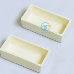 ถ้วยเซรามิกอะลูมินา ขนาด 100x50x30 มม. พร้อมฝาปิด สำหรับให้ความร้อนในห้องปฏิบัติการ - Product Image 3