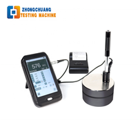 Testeur de dureté Leeb portable avec dispositif d'impact D, écran couleur numérique, duromètre métallique pour la mesure de la dureté de l'acier