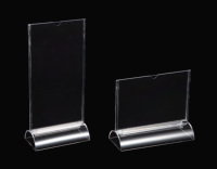 Support de menu A3 Kejea, support publicitaire pour cartes de visite, support de présentation de table double face transparent