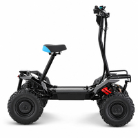 Scooter électrique à quatre roues motrices pour jeunes et adultes, batterie au lithium 60V, quad 4x4 tout-terrain avec 4 suspensions indépendantes