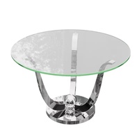 Meubles durables en acier inoxydable pour café, table et chaise de café, meubles de bar, ensemble de meubles de salle à manger