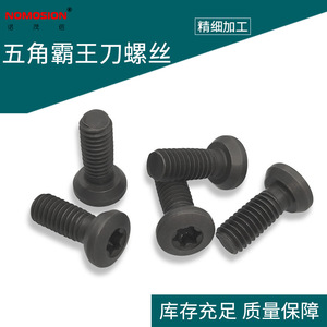 Tornillo de cabeza Torx M4x12.5 para portaherramientas, acero negro de grado 14.9 - Product Image 5
