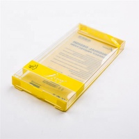 Boîte d'emballage de téléphone portable en plastique pliable transparente en PVC PET personnalisée