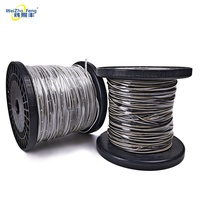 Cable de cinta plana UL2468 al por mayor con aislamiento de PVC codificado por colores y conductor de cobre trenzado cables eléctricos de bajo precio