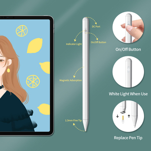 BASIX <span class=keywords><strong>Apple</strong></span> Pencil Penna Stilo Attiva ad Alta Precisione per Schermi Touch, Compatibile con iPad <span class=keywords><strong>Apple</strong></span> - Product Image 2