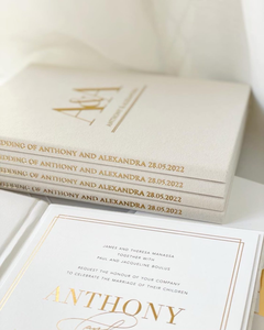 Boîte <span class=keywords><strong>d</strong></span>'invitation personnalisée en velours <span class=keywords><strong>champagne</strong></span> à couverture rigide avec feuille <span class=keywords><strong>d</strong></span>'<span class=keywords><strong>or</strong></span> et ruban de luxe Boîtes rigides <span class=keywords><strong>d</strong></span>'estampage Impression - Product Image 3