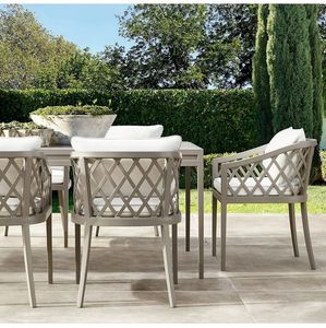 Patio Garden Sets Leisure Teak Wood Chairs Outdoor Teak Furniture Rectangular <b>Dining</b> <b>Table</b> - Product Image 4