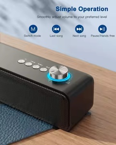 Paihao A35 Thông Minh Rạp Hát Tại Nhà Loa AUX Không Dây Soundbar Đa Phương Tiện Nhà Loa Với Pin 4D Stereo Surround Loa 10W - Product Image 2