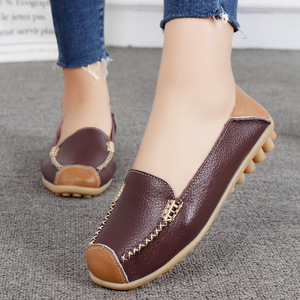 Chaussures Plates Décontractées Grande Taille pour Femmes, Tendance Printemps Été, À Lacets, Motif Uni, Pointures 35-44 - Product Image 3