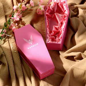 Подарочные картонные коробки в форме гроба с атласной вставкой - Product Image 6