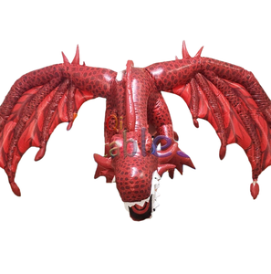 Decoración de escenario de Halloween 4m dragón colgante inflable gigante murciélagos negros inflables para <span class=keywords><strong>casa</strong></span> embrujada - Product Image 6