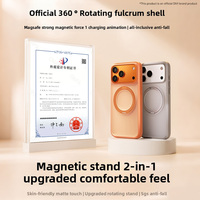   Coque pour iPhone 17 Pro Max avec support anneau 360 robuste et béquille antichoc, compatible avec la coque pour iPhone 17 Pro