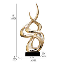 Sculpture de statue décorative intérieure en résine faite sur mesure pour le bureau
