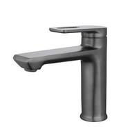 Modern pirinç tek kolu güverte monte su lavabo musluğu dokunun krom banyo muslukları iyi fiyat tuvalet musluk dokunun seramik