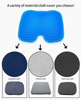 Approvisionnement direct d'usine confort doux refroidissement ergonomique support antidérapant maille Portable Gel amélioré coussin de Gel pour les conducteurs