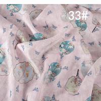 Tissu Brocart Imprimé Numérique en Ramie Pure 42 Fils, Haute Qualité, Résistant à l'Abrasion, Motifs Floraux Vintage pour Robes et Robes Longues - Vente en Gros Usine