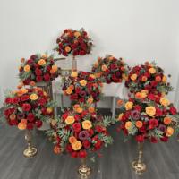 Centre de table floral blanc et vert personnalisé DKB Craft, arrangement de fleurs fait main, boule de fleurs artificielles exquise